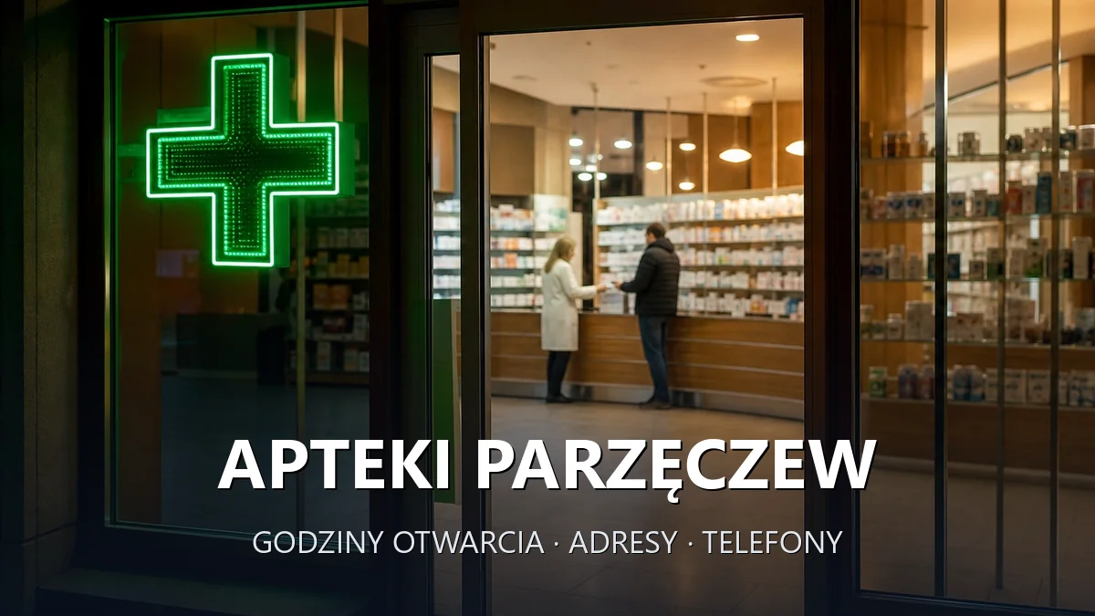 Apteki Parzęczew, powiat zgierski - adresy, telefony, godziny otwarcia