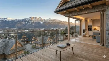 Domki w Zakopanem z widokiem na Tatry – gdzie wynająć, by podziwiać górskie krajobrazy?