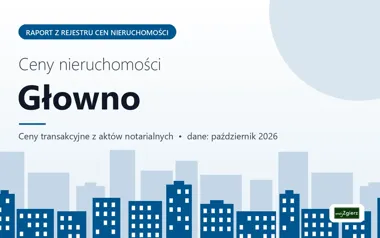 Ceny mieszkań w Głownie — październik 2026