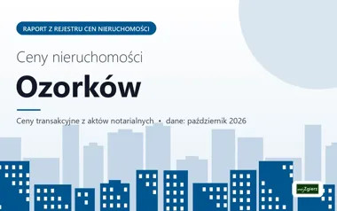 Ceny mieszkań w mieście Ozorków — październik 2026
