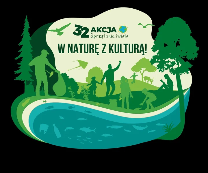 Obrazek przedstawia grafikę promocyjną wydarzenia Sprzątanie lasu przy MOSIR Zgierz-Malinka — 20 września 2025, godz. 10:00
