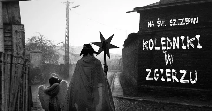 Grafika promocyjna wydarzenia Na św. Szczepan kolędniki w Zgierzu