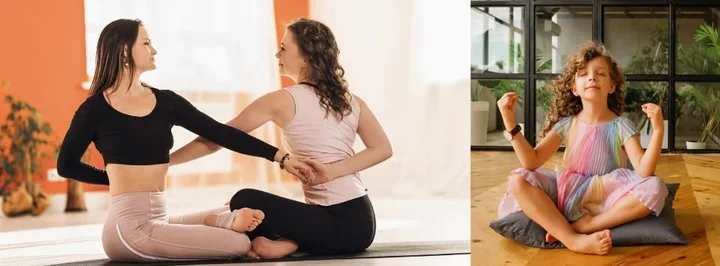 Grafika promocyjna wydarzenia Praktyczny Kurs Nauczycielski Jogi dla Dzieci