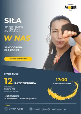 Siła jest w nas! Bezpłatne zajęcia samoobrony dla kobiet