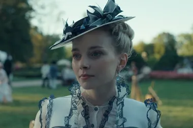 Grafika promocyjna wydarzenia Spotkanie z odtwórczynią roli Izabeli Łęckiej i projekcja filmu „Lalka”