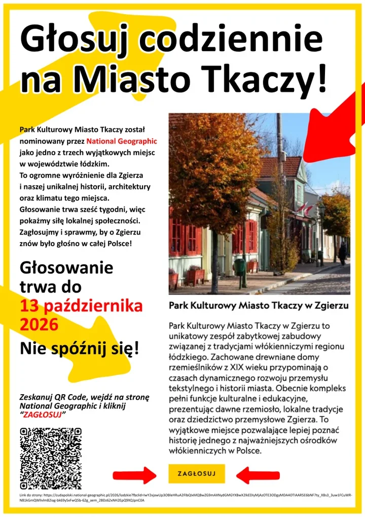 Park Kulturowy Miasto Tkaczy wśród kandydatów do Cudu Polski