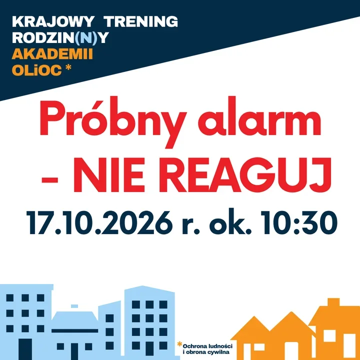 Syrena zabrzmi w Zgierzu. To będzie tylko próbny alarm