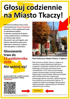 Park Kulturowy Miasto Tkaczy wśród kandydatów do Cudu Polski