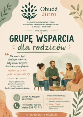Bezpłatna grupa wsparcia dla rodziców rusza w Zgierzu
