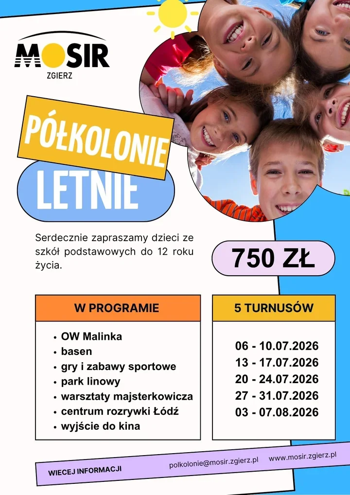 Półkolonie letnie w Zgierzu. Basen, kino i majsterkowanie przez pięć tygodni wakacji