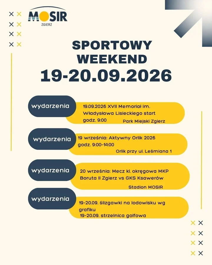 Sportowy weekend w Zgierzu. Memoriał, mecz i lodowisko