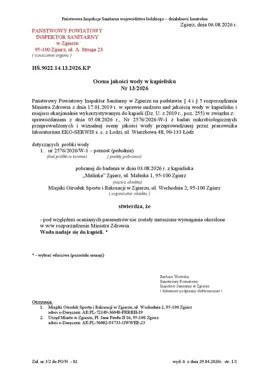Woda w Malince przebadana. Kąpielisko spełnia wymagania
