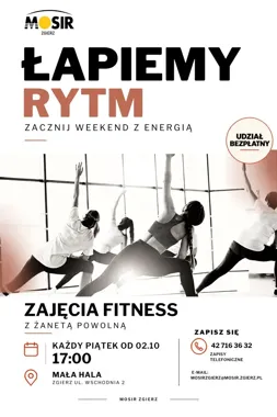Bezpłatny fitness w Zgierzu. MOSiR uruchamia piątkowe zajęcia z medalistką