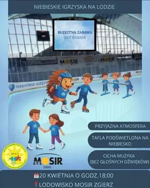 Lodowisko w Zgierzu zamieni się w błękitną strefę bez hałasu i pośpiechu