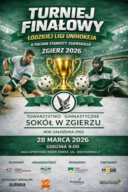 Finał unihokejowej ligi w Zgierzu rozstrzygnie sezon na parkiecie MOSiR