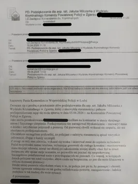 W Zgierzu policjant został po służbie i pomógł kobiecie w dramatycznej chwili