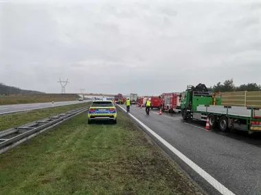 Awaria na A2 skończyła się tragedią - zginął 31-latek